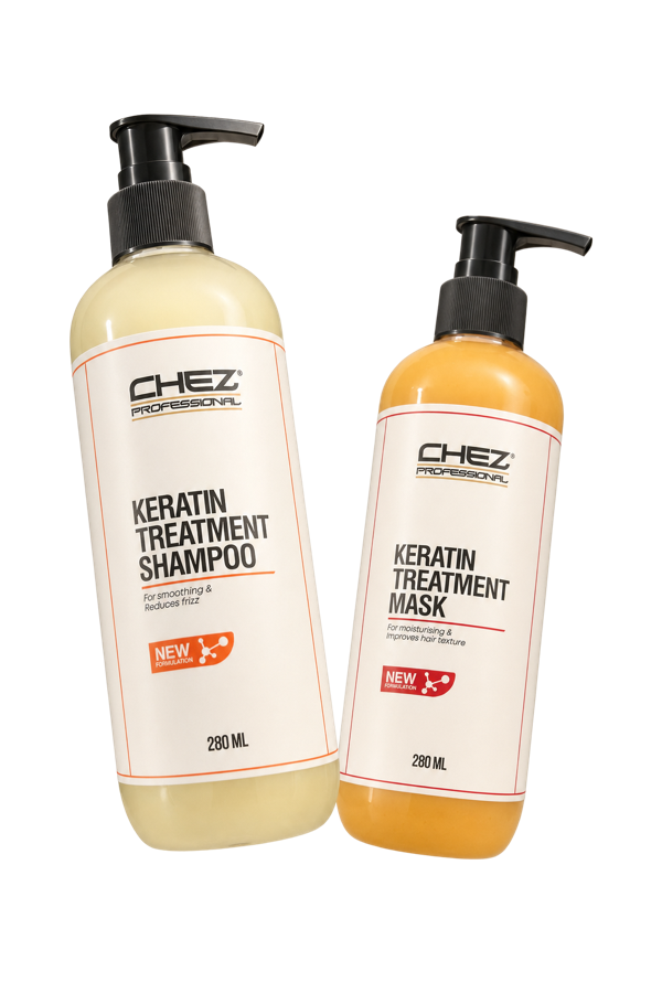 Keratin Treatment Shampoo and Keratin Treatment Mask, 280ml each